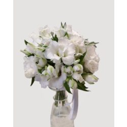 Pure White bridal bouquet
