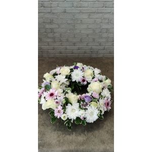 Elegant funeral wreath