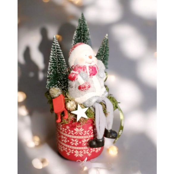 Mug Christmas Decoration - Snowman